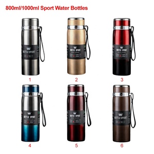 BPA Free Vacuum Thermos <span class=keywords><strong>Flask</strong></span> 800ml <span class=keywords><strong>1000ml</strong></span> Garrafas de água dupla parede com chá Infuser e anti-derrapante Base incluída logotipo personalizado - Product Image 5