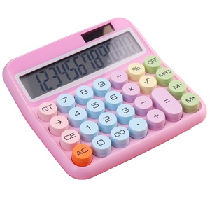 ANI Belle <span class=keywords><strong>calculatrice</strong></span> d'apparence de style macaron Produit innovant <span class=keywords><strong>Calculatrice</strong></span> électronique solaire - Product Image 6