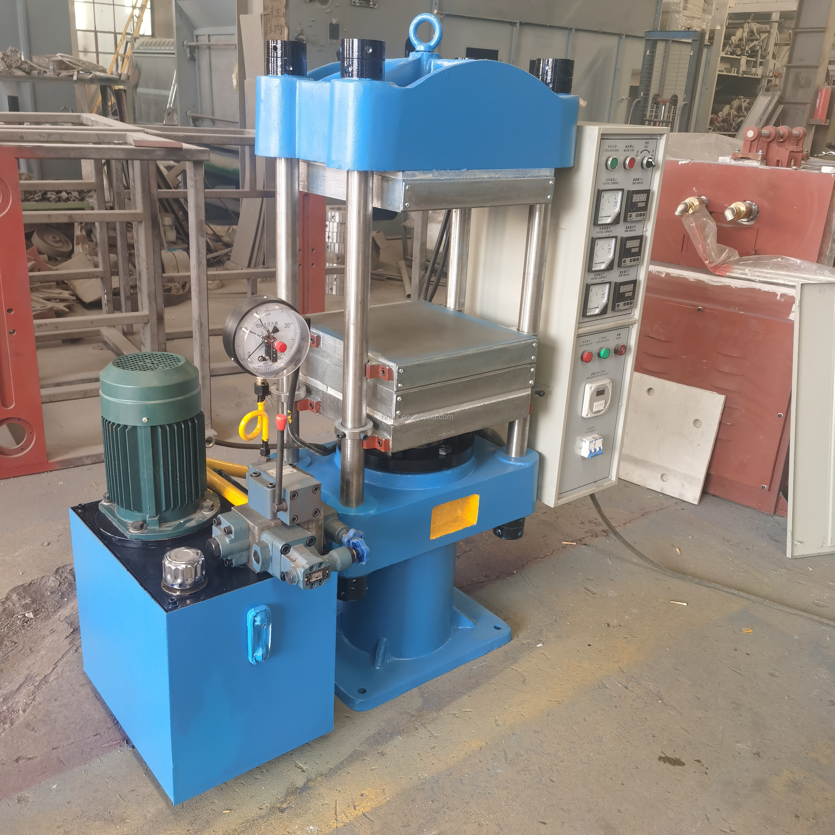 50T 3plates 2layers Hydraulic Rubber Product Vulcanizing Press Machine