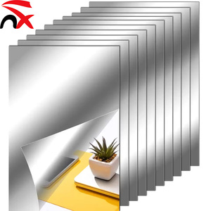 Custom 3D Acrylic Mirror Sticker Rectangle Shapes Wall Decoration with Self-Adhesive for Family Decoration