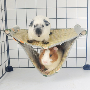 Jouets de recherche de nourriture Snuggle Hut Conure Bed Cage Bird Perches Perroquet Hanging Hamac 2 en 1 Bird Nest Bed - Product Image 1