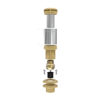 Buse de fontaine design moderne DN40, jet de mousse, bulleur d'eau, tour de glace en acier inoxydable 304 pour bassin de jardin, Cedar, Nanrun, garantie 1 an