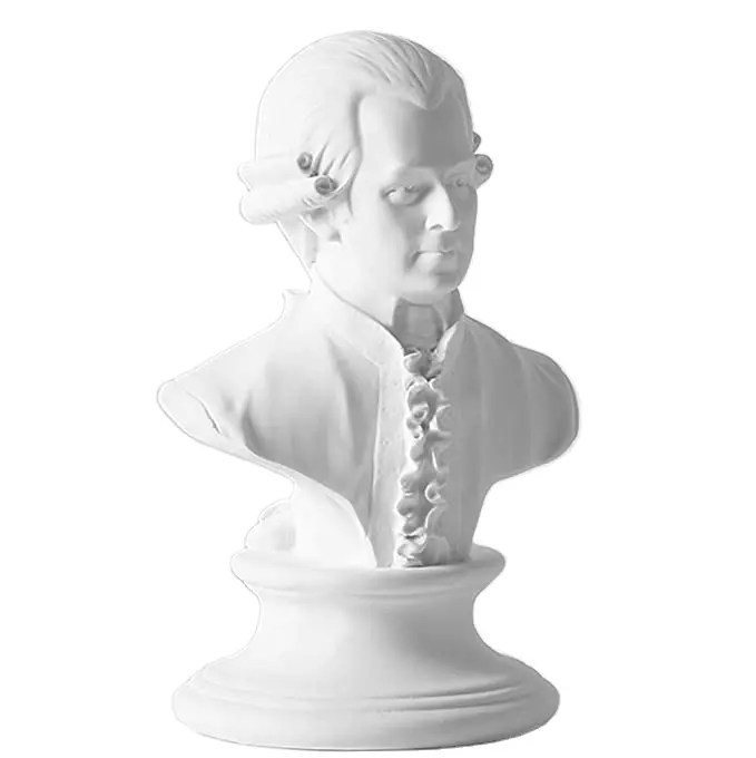 Hot Bán Đầu Bức Tượng Mozart Bust Điêu Khắc Cổ Điển Hy Lạp Bức Tượng Thủ Công Mỹ Nghệ Phác Thảo Sợi Thủy Tinh Điêu Khắc