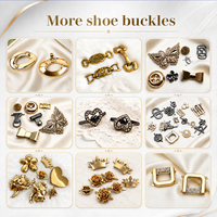 Clips de chaussures en strass de luxe personnalisés, breloques amovibles en cristal pour talons hauts, sandales et accessoires de chaussures pour femmes