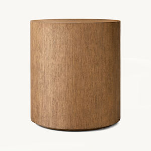 Meubles <span class=keywords><strong>de</strong></span> <span class=keywords><strong>salon</strong></span> d'intérieur contemporains <span class=keywords><strong>de</strong></span> luxe, socle en chêne massif, tables d'appoint rondes en bois - Product Image 2