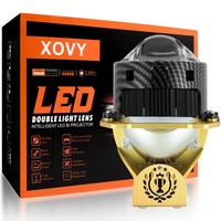Phare à lentille de projecteur laser double XT7-PRO-Y de 3 pouces, phare antibrouillard LED haute luminosité de 110 W, phares LED pour véhicule