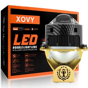 Phare à lentille de projecteur laser double XT7-PRO-Y de 3 pouces, phare antibrouillard LED haute luminosité de 110 W, phares LED pour véhicule - Product Image 2