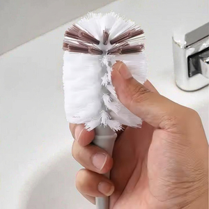 แปรงพีพี & ไนลอนขวดกีฬาด้ามจับยาวยืดหยุ่นได้แปรงอ่างล้างจานสำหรับเด็กทารกขนแปรงที่ออกแบบมาอย่างยาวนาน - Product Image 2