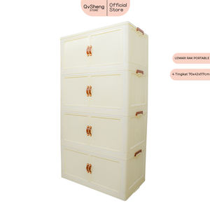 FlexiWardrobe Organización de almacenamiento expandible de muebles para el hogar de 4 niveles para cualquier habitación para dormitorios - Product Image 2