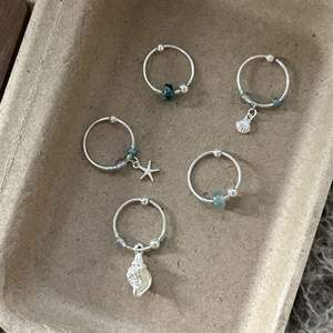 ต่างหูเงินแท้ S925 ดีไซน์เก๋ ประดับลูกปัดตำนานทะเลสีฟ้า พร้อมดีไซน์ย้อนยุคสุดเท่ แบบห่วงคล้องหู สไตล์เฉพาะตัว - Product Image 4