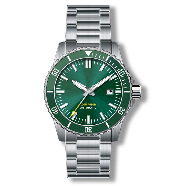 Custom High Quality Fashion ETA Movement Waterproof Wrist Mechanical Watch Fashion Wrist Watch