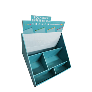 Wholesale Cardboard Countertop <strong>Wallet</strong> <strong>Display</strong> Zipper <strong>Display</strong> Stand <strong>High</strong> <strong>Quality</strong> Multilayer <strong>Display</strong> Custom Design - Product Image 4