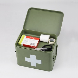 กล่องปฐมพยาบาลกล่องเก็บยา2ชั้นโลหะกล่องเก็บ BX - Product Image 5