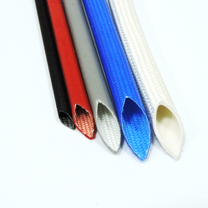 שרוול סיליקון פיברגלס עמיד בטמפרטורה גבוהה מעכב בעירה שרוול סיליקון פיברגלס - Product Image 6