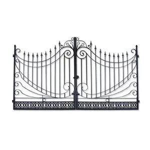 Proper price top quality wrought iron sliding gate