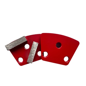 Trapezoid <strong>Diamond</strong> Tools Metal Bond <strong>Grinding</strong> Pad With Two <strong>Segments</strong> Abrasive Block for Concrete Stone Terrazzo Floor - Product Image 5