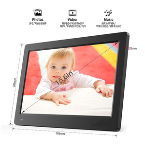 IPS 15.6 pollici digitale cornice per <span class=keywords><strong>foto</strong></span> hd <span class=keywords><strong>video</strong></span> download inglese <span class=keywords><strong>video</strong></span> pubblicitario giocatore segnaletica digitale montaggio a parete su espositore - Product Image 3