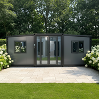 Maison mobile de luxe préfabriquée au standard 40/20 pieds, extensible, 2 à 5 chambres, villa préfabriquée, bureau portable
