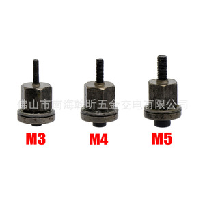 <b>Rivet</b> <b>Nut</b> M3 M4 M5 Hex Head Carbon Steel Bright Uncoated With Washer - Product Image 1