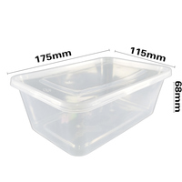Conteneur alimentaire jetable biodégradable en plastique grande capacité 1000 ml avec couvercle, logo personnalisé, style classique, boîte rapide pour restaurant