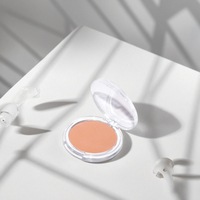 Private Label Tone Mineral Pressed Foundation Powder Dark Skin Whitening Makeup Setting Couverture avec Matte Finish OEM Cosmetics