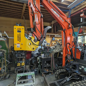 Mini escavatore Post Driver Rock Breaker Driver martello pila 53mm scalpello idraulico martello - Product Image 5