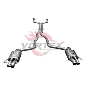 Sistema de Escape Trasero de Acero Inoxidable con Válvula de Control Vortex para Mercedes Benz AMG W213 E63 E63S 4.0T, Silenciador Deportivo - Product Image 1