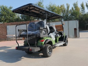 Cầu Vồng Mới 6 Chỗ Ngồi Golf <span class=keywords><strong>Buggy</strong></span> Gas Powered Xăng Nhập Khẩu Xe Golf Từ Trung Quốc Đường Phố Hợp Pháp Golf Giỏ Hàng - Product Image 2