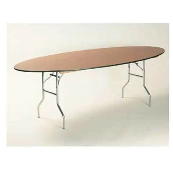 96" Long Oval Banquet Table
