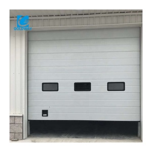 Puerta Seccional Industrial Moderna Personalizada a <span class=keywords><strong>Precio</strong></span> de Fábrica, de Acero Inoxidable, con Función Antirrobo para Almacén o Taller - Product Image 4
