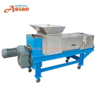 Industriële 500Kg Per Uur Fruitgroentesap Ontwateringsmachine Kokosnoot Gember Citroen Schroef Pers Juicing Machine