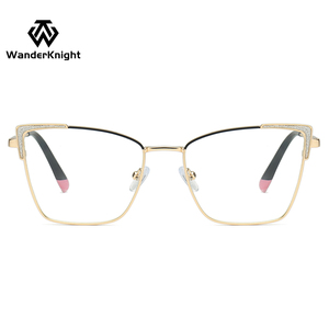 <span class=keywords><strong>2026</strong></span>年レディースファッショナブルTR90光学キャットアイフルリム眼鏡光沢ダイヤモンドフレームカジュアルリーディングアイウェア卸売6965 - Product Image 6