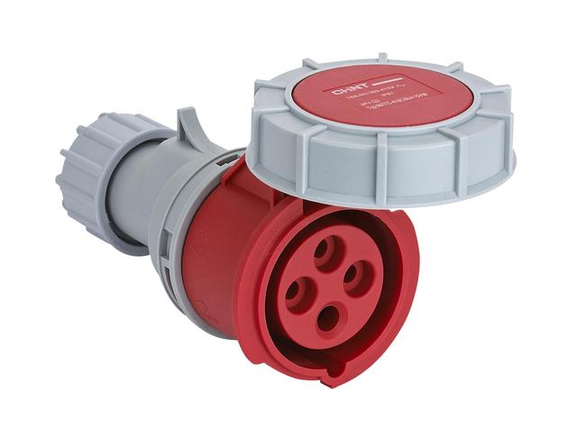 Chint NXTC-16C Female Electrical Connector IEC 60309-1/2 250V/415V 16A IP67 ABS Housing Copper Contacts Panel-Mounted