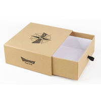 NOUVEAU Coffret cadeau de luxe personnalisé en papier kraft et boîte à bijoux avec impression design