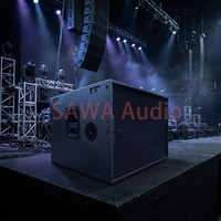 SUB 9019-AS Caisson de basses actif 19 pouces 4000W 138dB Caisson de basses de tournée résistant aux intempéries pour sonorisation en direct