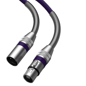 Câble de microphone XLR 3 broches 22AWG de haute qualité, robuste, blindé OFC, avec anneau à ressort, pour extension de haut-parleur, câbles audio-vidéo - Product Image 3