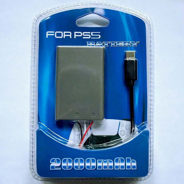 2000mAh Battery Pack for PS5 Controller Rechargeable Battery for PS5 Wireless Gamepad Built-in Battery