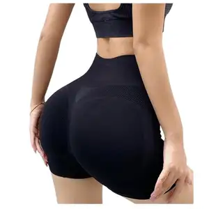 Mallas de Yoga cortas 2024 recién llegados traje de cintura alta trasero ajustado cintura entrenamiento a granel malla Fitness Yoga pantalones cortos Scrunch Butt Sexy