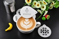 Pochoirs à café Greenwell, 6 pièces, pochoirs pour latte art, qualité alimentaire, personnalisés pour cupcakes, gâteaux, cappuccino, mousse, chocolat chaud