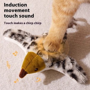 2025 nuovo giocattolo elettrico ecologico per animali domestici realistico prodotto giocattolo di peluche per gatti - Product Image 1