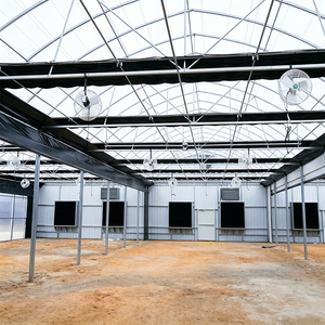 Serre agricole multi-chapelles Skyplant à double couche en PE, film occultant pour privation de lumière et contrôle de la température - Product Image 5