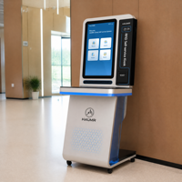 Kioscos de Autopago para Bibliotecas HAUMR, Estación de Préstamo de Libros con Pantalla Táctil, Kiosco Automatizado de Autoservicio para Escuelas y Universidades