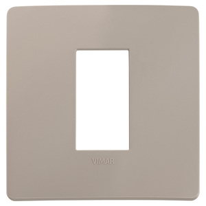 Vimar Plana Up 1M Matt Dove Grey Plate 9.7x12.5cm Wall <b>Switch</b> Cover - Product Image 1