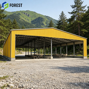 Almacén de Almacenamiento Semiabierto con Estructura de Acero Prefabricada Tipo H, Terminal de Carga a Granel de Gran Altura - Product Image 1