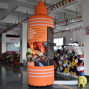 Lampe de ferme géante pour publicité extérieure Modèle gonflable d'allume-feu en gel accélérateur de feu de joie Modèle gonflable pour promotion - Product Image 3