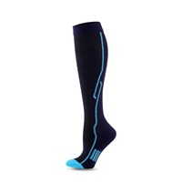 Chaussettes de compression personnalisées pour le tennis, le basket-ball et le football, anti-microbiennes, pour la course à pied, 20-30mmhg