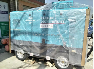 Compresseur d'<span class=keywords><strong>air</strong></span> à vis diesel portable double pression Kaishan LGCY-25/23-27/18K 25-27m³/min 18-23bar pour forage DTH - Product Image 6