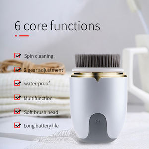 Waterproof <b>Vibrating</b> Electric Exfoliating Spin Facial <b>Mini</b> Face Cleansing Brush - Product Image 6