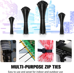 روابط كبل نايلون احترافية عالية الجودة بسعر منخفض 66 روابط كبل قائمة على أساس بيولوجي قابلة للتحلل لون متعدد الوظائف - Product Image 3