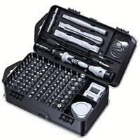 Kit de Herramientas de Reparación Electrónica 115 en 1, Juego de Destornilladores Magnéticos Profesionales para Reparación de Teléfonos Inteligentes, Computadoras y Consolas de Videojuegos